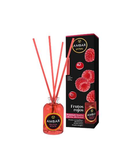 AMBIENTADOR AMBAR MIKADO 30ML FRUTOS ROJOS