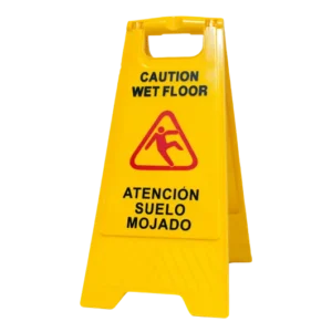 CARTEL SEGURIDAD DE PLÁSTICO SUELO MOJADO