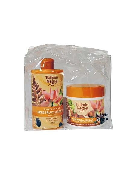 Champu Y Mascarilla Tulipan Negro Reestructurante