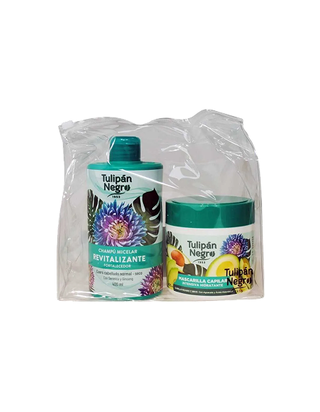 Champu Y Mascarilla Tulipan Negro Revitalizante