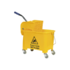 Cubo Industrial Con Ruedas Y Prensa 24 L