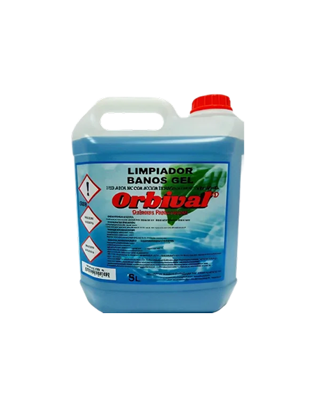 Limpia Baños Gel Orbival 5 Lts.