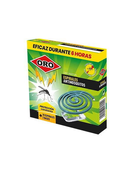 Espiral Antimosquitos Oro 10 U+2 Bases