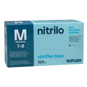 Alternative view of Guantes Nitrilo azul T. S-M-L-XL