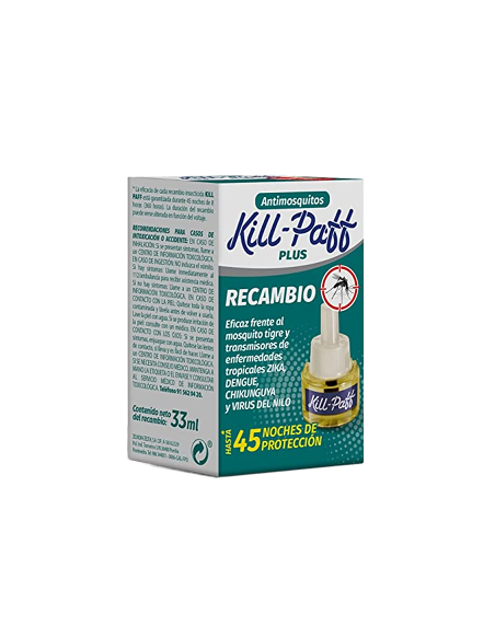 Kill Paff Recambio Antimosquitos 45 Noches