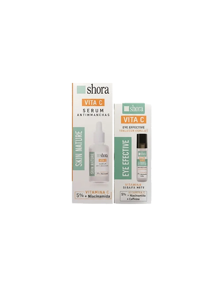 Shora Serum Facial Skin Nature Vit.c + Eye