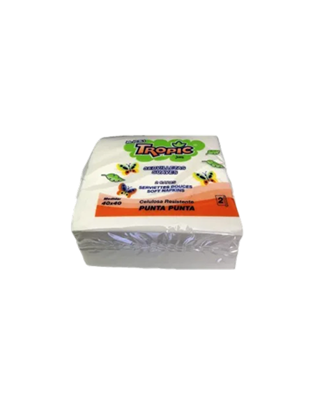 Servilletas Celulosa 33×33 50 U. 2 Capas Caja 24 Paq.