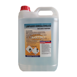 LIMPIADOR HIDROALCOHÓLICO DE SUPERFICIES 5 L